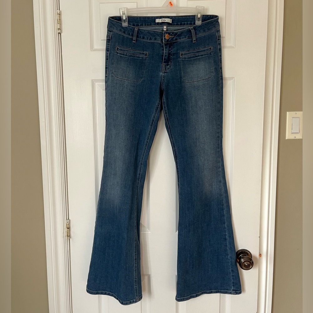 Y2K low rise flare jeans
